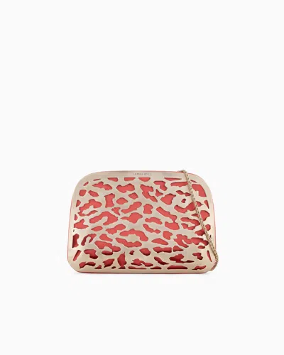 Giorgio Armani La Prima Satin And Metal Clutch Bag