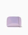 Giorgio Armani La Prima Satin And Opal Rhinestone Clutch Bag In Pink
