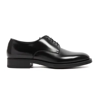 Giorgio Armani Lace-up Shoes In Black