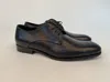 Giorgio Armani Lacing Business Dress Shoes In Black