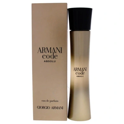 Giorgio Armani Ladies Armani Code Absolu Edp Spray 1.7 oz Fragrances 3614272544437 In Orange