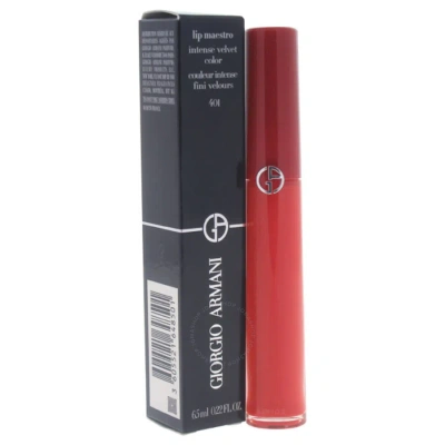 Giorgio Armani Ladies Lip Maestro Intense Velvet Color - 401 The Tibetan Orange Stick 0.22 oz Lipsti In White