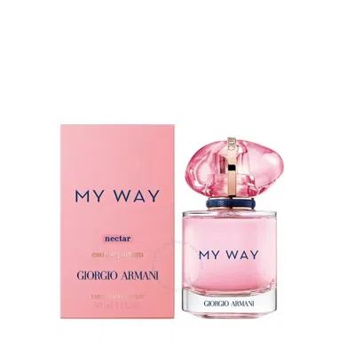 Giorgio Armani Ladies My Way Nectar Edp Spray 1.0 oz Fragrances 3614273947787 In Orange / Violet / White