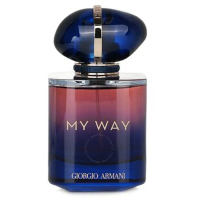 Giorgio Armani Ladies My Way Parfum Refillable 1.7 oz Fragrances 3614273844666 In Forest / Orange / White