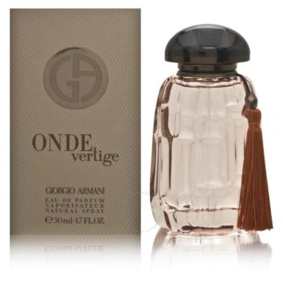 Giorgio Armani Ladies Onde Vertigo Edp Spray 1.7 oz Fragrances 3605520838583 In White