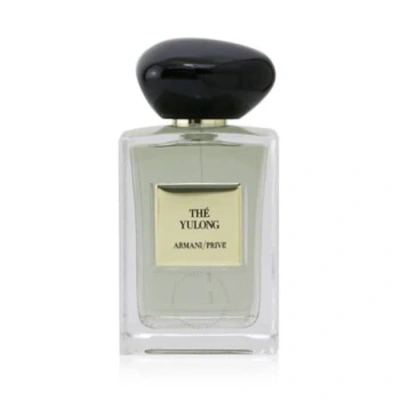 Giorgio Armani Ladies Prive The Yulong Edt Spray 3.4 oz Fragrances 3614272650954 In Black / Green / Orange / Spring