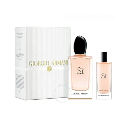 Giorgio Armani Ladies Si Gift Set Fragrances 3660732078707 In White