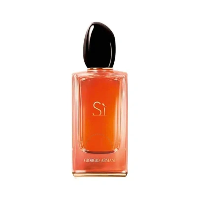 Giorgio Armani Ladies Si Intense Edp Spray 3.4 oz Fragrances 3614273313162 In Amber / Rose