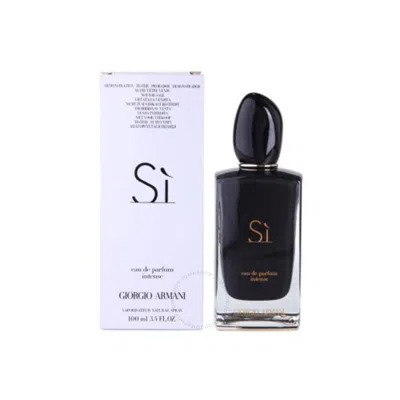 Giorgio Armani Ladies Si Intense Night Light Edp Spray 3.4 oz (tester) Fragrances 3605522034709 In Rose