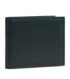 Giorgio Armani Lamb Leather Bifold Wallet In Brown