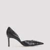 Giorgio Armani 105 Nappa Leather Pumps In Nero