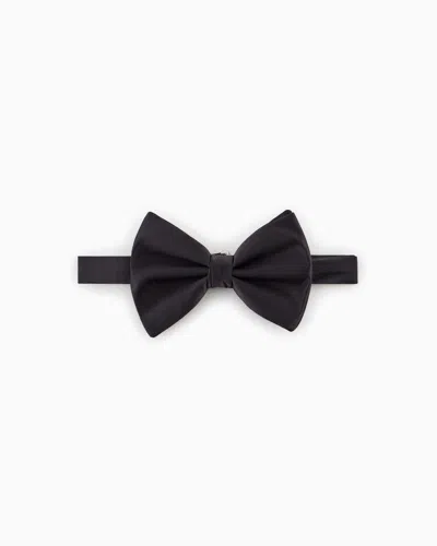 GIORGIO ARMANI LARGE, PURE SILK KNOTTED BOW TIE