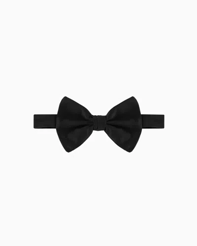 GIORGIO ARMANI LARGE, PURE SILK KNOTTED BOW TIE
