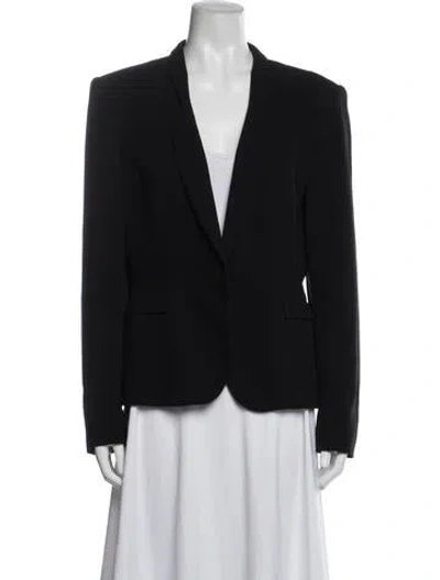 Pre-owned Giorgio Armani Late 1990's - Early 2000's Wool Blazer In Black