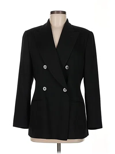 Pre-owned Giorgio Armani Le Collezioni Blazer Jacket In Black