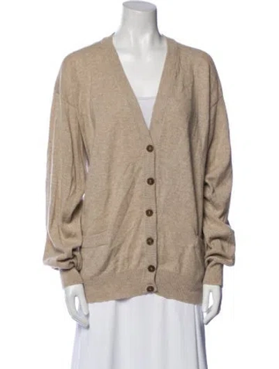 Pre-owned Giorgio Armani Le Collezioni Cashmere Sweater In Neutral