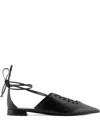 Giorgio Armani Leather Boots In Black