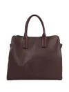 Giorgio Armani Calf Leather Shoulder Bag Men In Brown