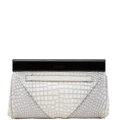 Pre-owned Giorgio Armani Leather Clutch Bag () In Multi