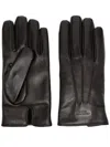 Giorgio Armani Nappa Leather Gloves Accessories In Brown