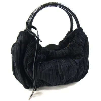 Pre-owned Giorgio Armani Leather Handbag () In Black