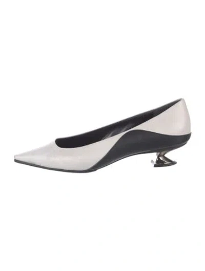 Pre-owned Giorgio Armani Leather Pumps In Multi