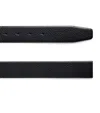 Giorgio Armani Leather Reversible Logo Belt In Orange