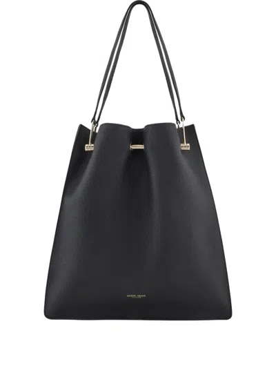 GIORGIO ARMANI LEATHER SHOULDER BAG