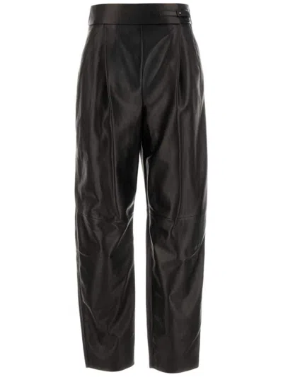 Giorgio Armani Black Leather Pant