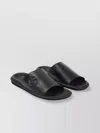 Giorgio Armani Leather Strap Slide Sandals