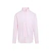 Giorgio Armani Regular-fit Shirt In Cotton Twill In Purple