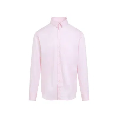 GIORGIO ARMANI GIORGIO ARMANI LIGHT LILAC COTTON SHIRT