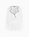 Giorgio Armani Long Sleeve Polo Shirt