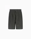 Giorgio Armani Linen Bermuda Shorts