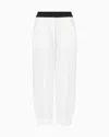 Giorgio Armani Linen Blend Mesh Trousers