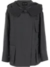 GIORGIO ARMANI LINEN HOODED JACKET