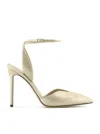 Giorgio Armani 120mm Suede Pumps In Grey