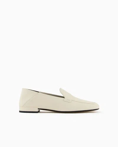 Giorgio Armani Loafers In White
