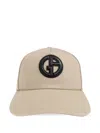 Giorgio Armani Logo-appliqué Baseball Cap In Neutrals