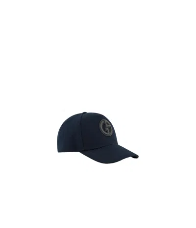 GIORGIO ARMANI GIORGIO ARMANI LOGO EMBROIDERED CAP