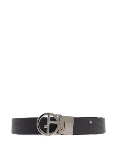 GIORGIO ARMANI LOGO-BUCKLE BELT