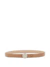 Giorgio Armani Sophisticated Leather Belt For Classy Look In Brown