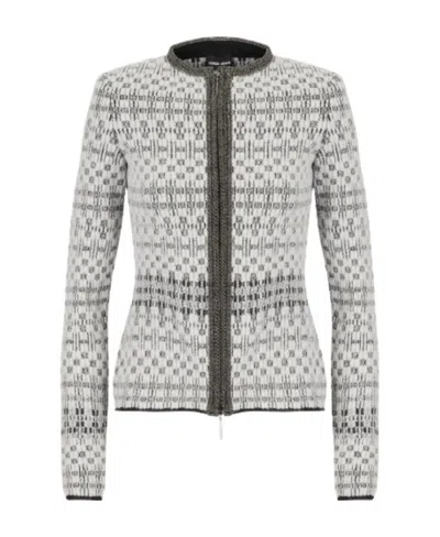 Giorgio Armani Logo Casual Jacket In Gray