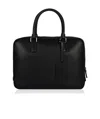 Giorgio Armani Logo Details Handbag In Black