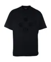 Giorgio Armani Logo Details Short-sleeved T-shirt In Black