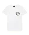 Giorgio Armani Logo Details T-shirt In White