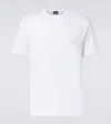 Giorgio Armani Logo Viscose T-shirt In White