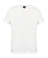 Giorgio Armani Pure Cotton Interlock Signature Logo T-shirt Clothing In White