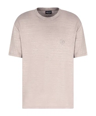 Giorgio Armani Logo-embroidered T-shirt