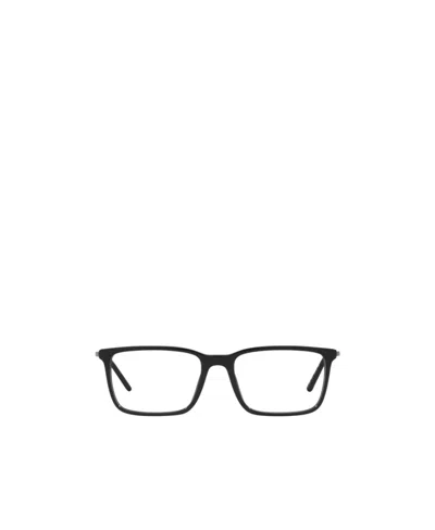 Giorgio Armani Logo Flat Mirror In Black